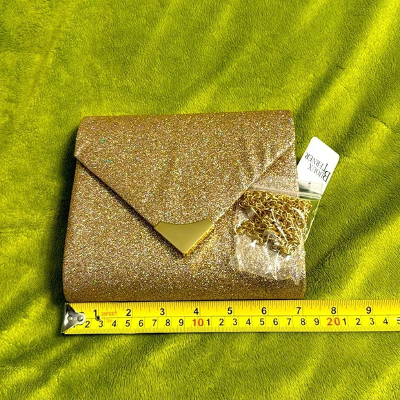 Handbags - NWT Evening Bag champagne color